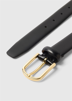Iona leather belt Black Selected Femme 